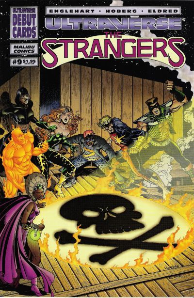 Cover for The Strangers (Malibu, 1993 series) #9 [Direct]