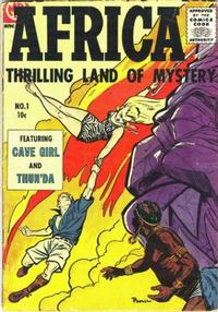 Cover for Africa (Magazine Enterprises, 1955 series) #1