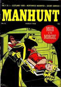 Cover Thumbnail for Manhunt (Magazine Enterprises, 1947 series) #6