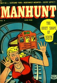 Cover Thumbnail for Manhunt (Magazine Enterprises, 1947 series) #9