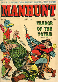 Cover Thumbnail for Manhunt (Magazine Enterprises, 1947 series) #10