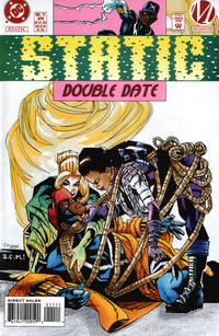 Cover for Static (DC, 1993 series) #11 [Newsstand]