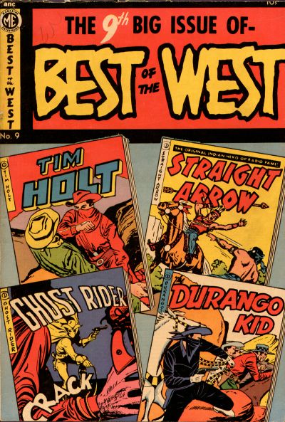 Cover for Best of the West (Magazine Enterprises, 1951 series) #9 [A-1 #85]