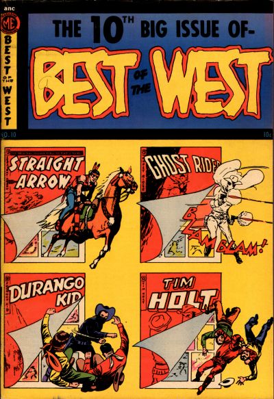 Cover for Best of the West (Magazine Enterprises, 1951 series) #10 [A-1 #87]
