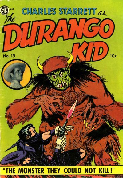 Cover for Charles Starrett as the Durango Kid (Magazine Enterprises, 1949 series) #15