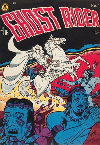 Cover for The Ghost Rider (Magazine Enterprises, 1950 series) #1 [A-1 #27]