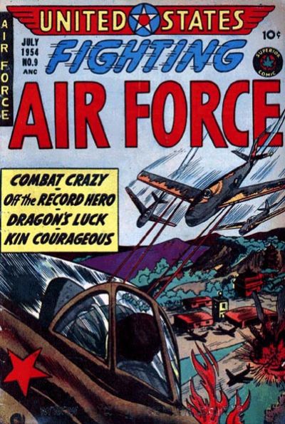 Cover for U.S. Fighting Air Force (Superior, 1952 series) #9
