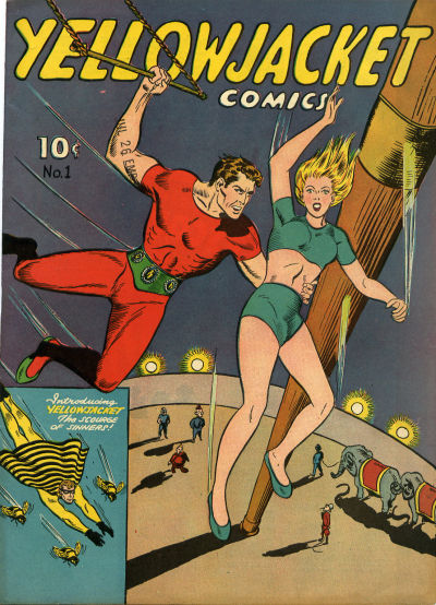 Cover for Yellowjacket Comics (Charlton, 1944 series) #1