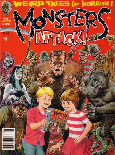 Cover for Monsters Attack (Globe Communications, 1989 series) #1