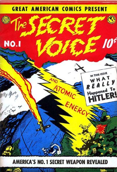Cover for The Secret Voice (Great American Comics; Peter George Four Star Publication; American Features Syndicate, 1945 series) #1