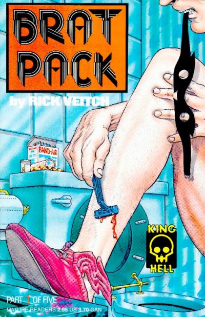Cover for Bratpack (King Hell, 1990 series) #1 [First Printing]