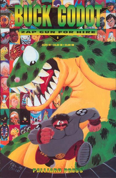 Cover for Buck Godot - Zap Gun for Hire (Palliard Press, 1993 series) #5