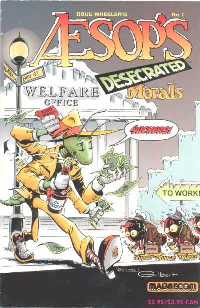 Cover for Aesop's Desecrated Morals (Classics Desecrated Special V2#1) (Rip Off Press, 1993 series) #1