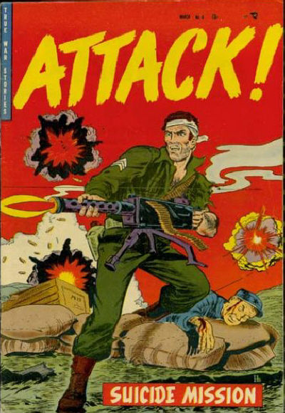 Cover for Attack! (Trojan Magazines, 1953 series) #6 [2]