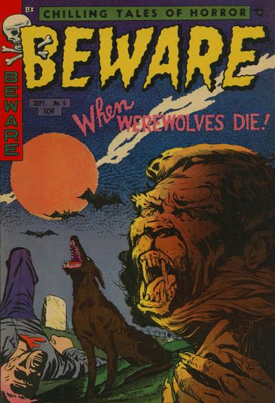 Cover for Beware (Trojan Magazines, 1953 series) #5