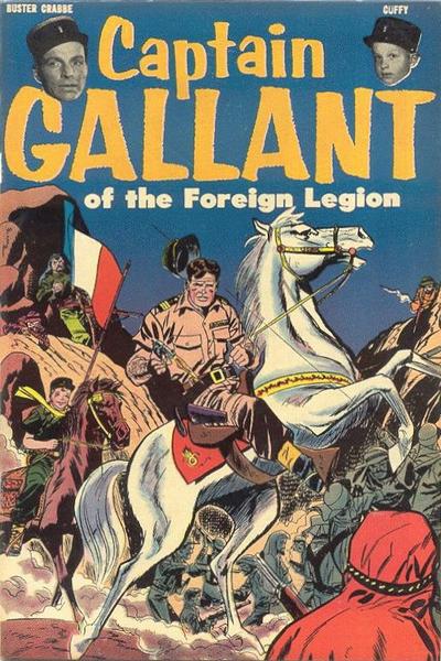 Cover for Captain Gallant of the Foreign Legion (US Pictorial, 1955 series) [Non-Heinz Edition]
