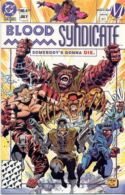 Cover for Blood Syndicate (DC, 1993 series) #4 [Direct]