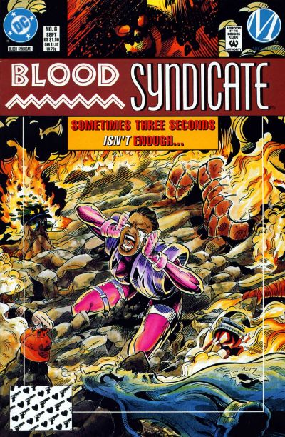 Cover for Blood Syndicate (DC, 1993 series) #6 [Direct]