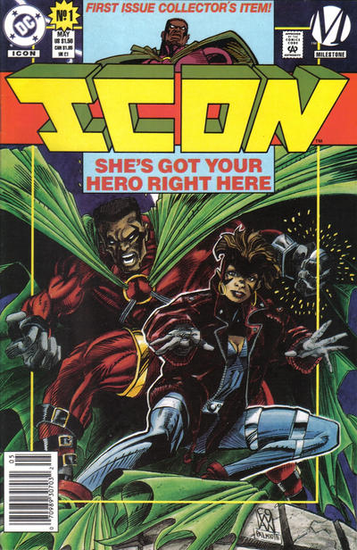 Cover for Icon (DC, 1993 series) #1 [Standard Edition - Newsstand]