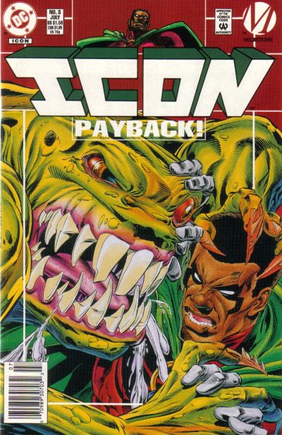 Cover for Icon (DC, 1993 series) #3 [Newsstand]