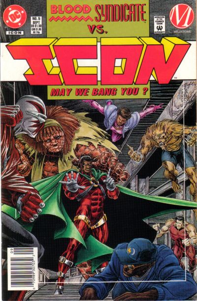 Cover for Icon (DC, 1993 series) #5 [Newsstand]
