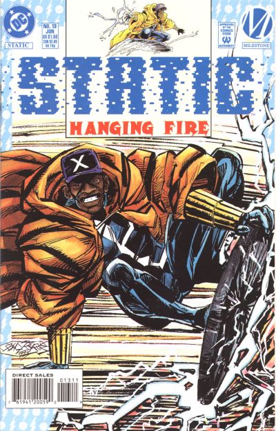 Cover for Static (DC, 1993 series) #13 [Direct Sales]