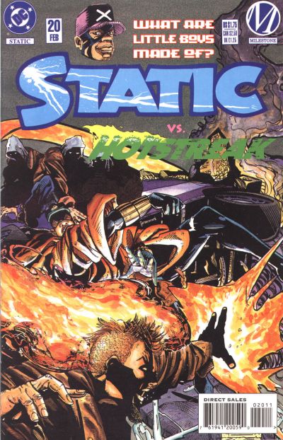 Cover for Static (DC, 1993 series) #20 [Direct Sales]