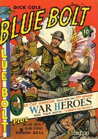 Cover Thumbnail for Blue Bolt (Novelty / Premium / Curtis, 1940 series) #v3#1 [25]