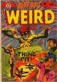 Cover for Blue Bolt Weird Tales (Star Publications, 1951 series) #117