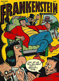 Cover Thumbnail for Frankenstein (Prize, 1945 series) #8