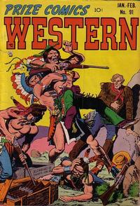 Cover for Prize Comics Western (Prize, 1948 series) #v10#6 (91)