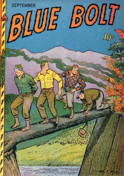 Cover for Blue Bolt (Novelty / Premium / Curtis, 1940 series) #v7#4 [70]