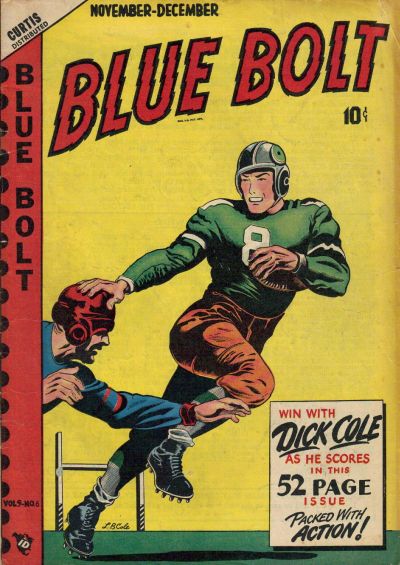 Cover for Blue Bolt (Novelty / Premium / Curtis, 1940 series) #v9#6 [96]