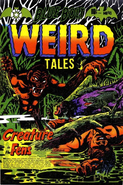 Cover for Blue Bolt Weird Tales (Star Publications, 1951 series) #118