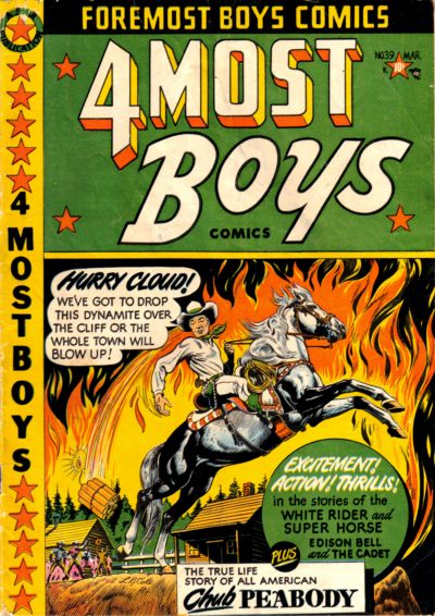 Cover for Four-Most Boys Comics (Star Publications, 1949 series) #39