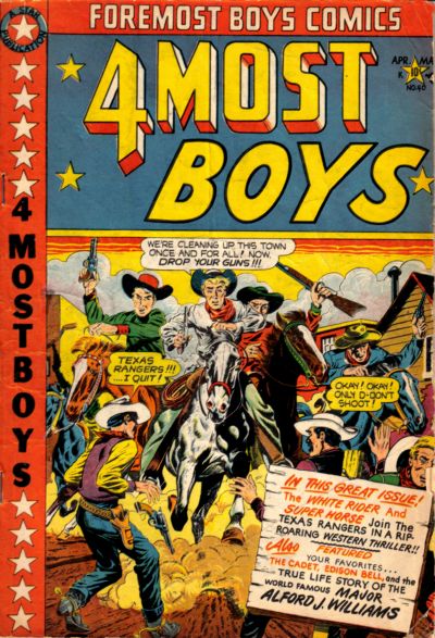 Cover for Four-Most Boys Comics (Star Publications, 1949 series) #40