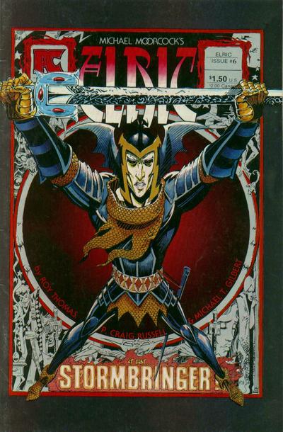 Cover for Elric (Pacific Comics, 1983 series) #6