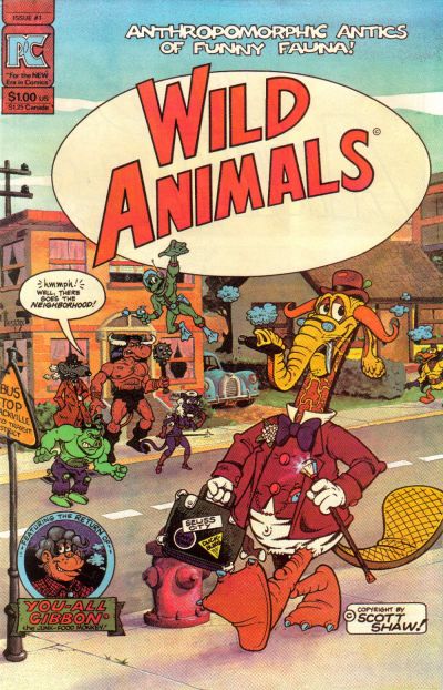 Cover for Wild Animals (Pacific Comics, 1982 series) #1