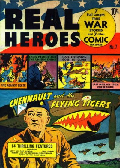 Cover for Real Heroes (Parents' Magazine Press, 1941 series) #7