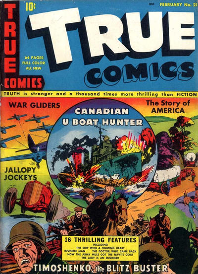 Cover for True Comics (Parents' Magazine Press, 1941 series) #21