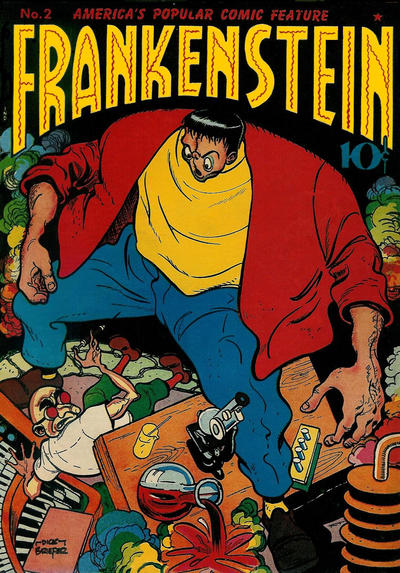 Cover for Frankenstein (Prize, 1945 series) #2