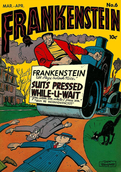 Cover for Frankenstein (Prize, 1945 series) #6