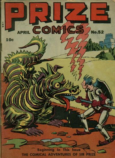 Cover for Prize Comics (Prize, 1940 series) #v5#4 (52)