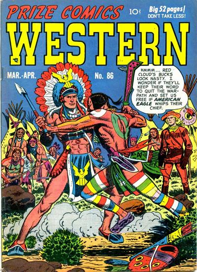 Cover for Prize Comics Western (Prize, 1948 series) #v10#1 (86)