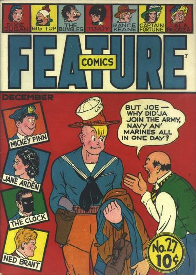 Cover for Feature Comics (Quality Comics, 1939 series) #27