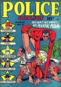 Cover Thumbnail for Police Comics (Quality Comics, 1941 series) #8