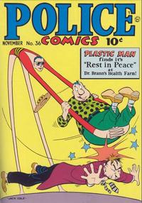 Cover Thumbnail for Police Comics (Quality Comics, 1941 series) #36