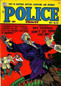 Cover for Police Comics (Quality Comics, 1941 series) #115