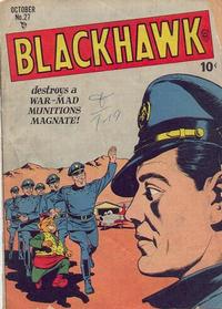 Cover for Blackhawk (Quality Comics, 1944 series) #27