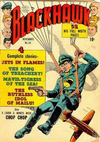 Cover Thumbnail for Blackhawk (Quality Comics, 1944 series) #34